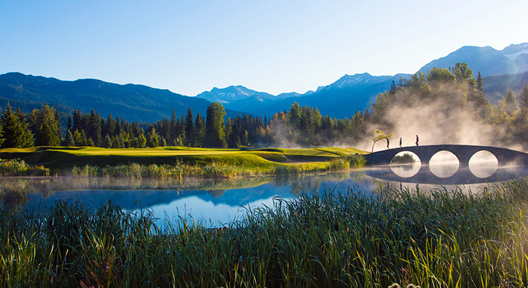 Hole 12 at Nicklaus North Golf Club - Whistler Golf Course