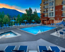 Hilton Whistler - Outdoor Pool. Whistler, BC