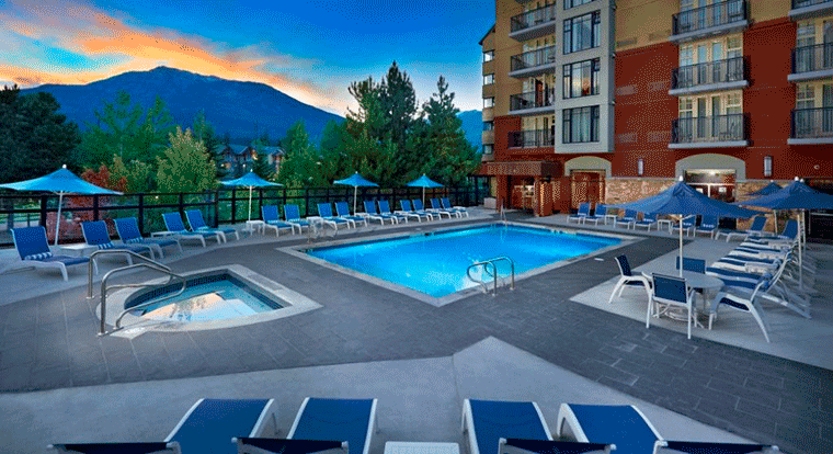 Hilton Whistler - Outdoor Pool. Whistler, BC