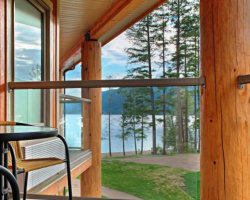 Quaaout Lodge & Spa - Beautiful view from private deck. Chase, BC