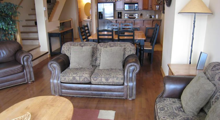 Kimberley Private Accommodation - Living Room. Kimberley, BC