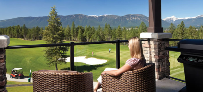 Copper Point Resort - View from condo. Invermere, BC
