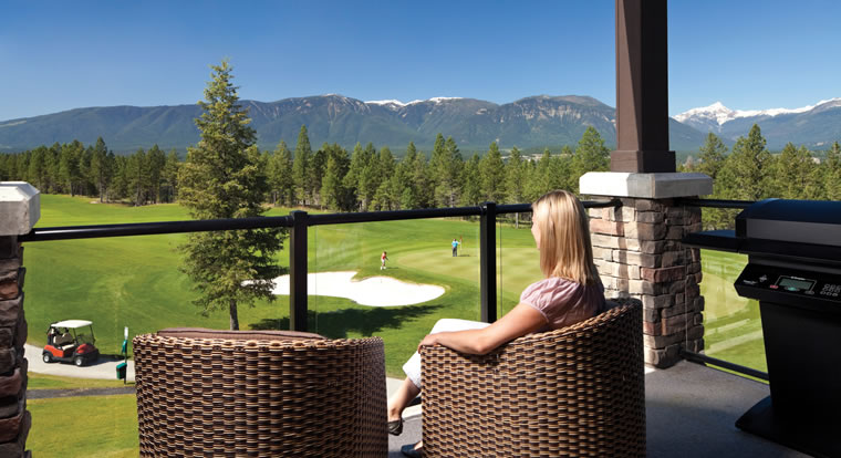 Copper Point Resort - View from condo. Invermere, BC