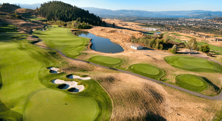 Tower Ranch Golf & Country Club - Hole #7. Kelowna, BC