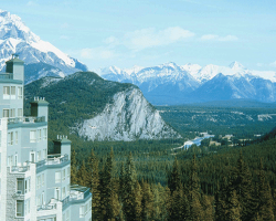 Rim Rock Resort - View of the Bow Valley. Banff, AB