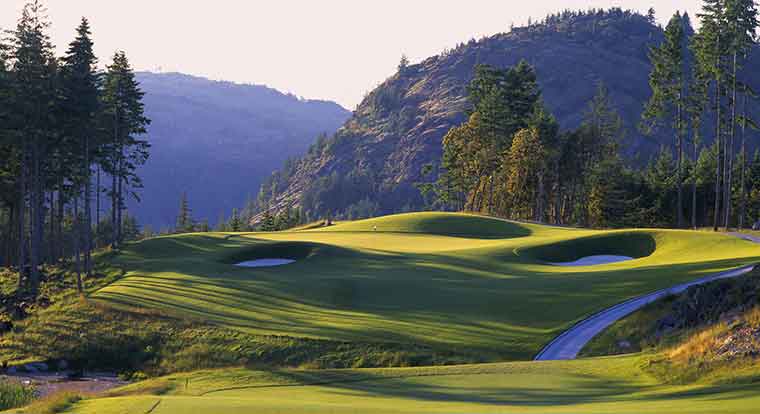 Bear Mountain Golf Resort - Mountain Course - Hole #15. Victoria, BC