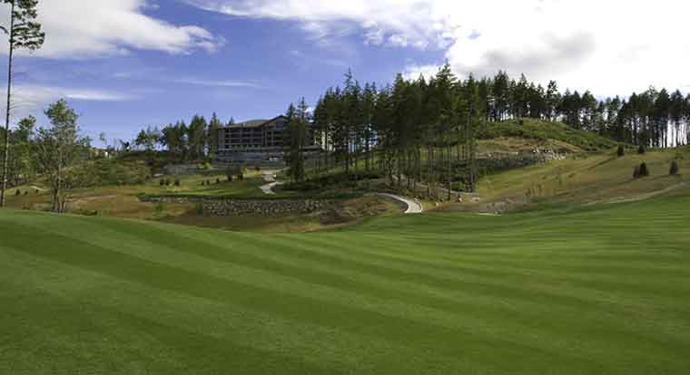 Bear Mountain Golf Resort - Valley Course - Hole #18. Victoria, BC