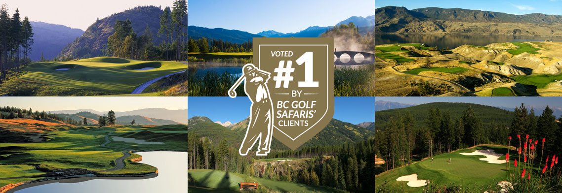 Voted best golf courses in BC